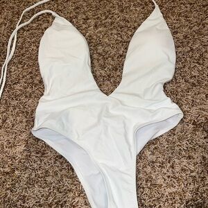 SHEIN Classic White One-Piece